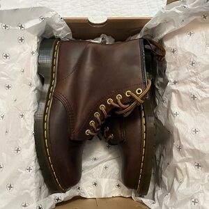 Dr. Martens Crazyhorse Brown Leather Boots